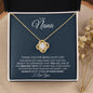 To My Nana | You Are My Greatest Gift | Love Knot Necklace - Gift for Mother's Day, Birthday, Holidays - ALL4THEGIFTOFIT
