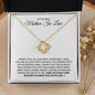 To The Best Mother-In-Law | Lucky and Blessed | Love Knot Necklace - Gift for Mother's Day, Wedding, Birthday, Holidays - ALL4THEGIFTOFIT