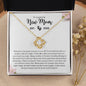 To An Amazing New Mom - Rewarding Blessing | Love Knot Necklace - Gift for Mother's Day, First Time Moms, Baby Shower Gift - ALL4THEGIFTOFIT
