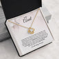 To My Aunt | Life Gave Me the Gift of You | Love Knot Necklace - ALL4THEGIFTOFIT