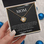 To My Beautiful Mom | Forever and Always - Daughter | Love Knot Necklace - Gift for Mother's Day, Birthday, Holidays - ALL4THEGIFTOFIT