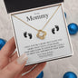 To My Mommy | Close To Your Heart | Love Knot Necklace - Gift for Wife, Soulmate, Fiancée , Girlfriend - ALL4THEGIFTOFIT