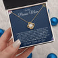 To My Bonus Mom | Life Gave Me the Gift of You | Love Knot Necklace - Gift for Mother's Day, Birthdays, Just Because, Holidays - ALL4THEGIFTOFIT