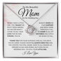 To My Beautiful Mom - On My Wedding Day | Love Knot Necklace - ALL4THEGIFTOFIT