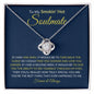 To My Smokin' Hot Soulmate | Through My Eyes | Love Knot Necklace - Gift for Wife, Fiance, Girlfriend - ALL4THEGIFTOFIT