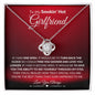 To My Smokin' Hot Girlfriend | Through My Eyes | Love Knot Necklace - ALL4THEGIFTOFIT