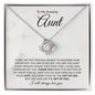 To My Amazing Aunt | Life Gave Me the Gift of You | Love Knot Necklace - ALL4THEGIFTOFIT