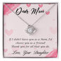 Dear Mom | Thank You | Love Knot Necklace - Gift for Mother's Day, Birthdays, Holidays, Just Because - ALL4THEGIFTOFIT