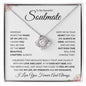 To My Beautiful Soulmate | Always in My Heart | Love Knot Necklace - Gift for Wife, Fiancée, Girlfriend - ALL4THEGIFTOFIT