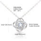 To My SOULMATE | Forever & Always I Love You (Love Knot Necklace) - ALL4THEGIFTOFIT