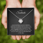 To My Soulmate | Love Made Us Forever | Love Knot Necklace - Gift for Wife, Fiance, Girlfriend - ALL4THEGIFTOFIT