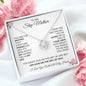 To My Step Mother | Life Gave Me the Gift of You | Love Knot Necklace - Gift for Mother's Day, Birthdays, Holidays - ALL4THEGIFTOFIT