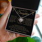 To My Beautiful Daughter | You Are Always In My Heart | Love Knot Necklace - ALL4THEGIFTOFIT