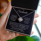 To My SOULMATE | Meeting You Was Destiny | Love Knot Necklace - Gift for Wife, Fiance, Girlfriend - ALL4THEGIFTOFIT