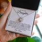 To My Lovely Daughter | You Are My Angel - Mom | Love Knot Necklace - ALL4THEGIFTOFIT