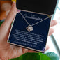 To My Granddaughter | I Love You to the Moon and Back | Love Knot Necklace - ALL4THEGIFTOFIT