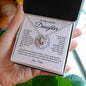 To My Lovely Daughter | You Are Always in My Heart | Love Knot Necklace - ALL4THEGIFTOFIT