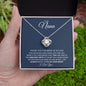 To My Nana | You Are My Greatest Gift | Love Knot Necklace - Gift for Mother's Day, Birthday, Holidays - ALL4THEGIFTOFIT