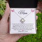 To My Beautiful Mom | You are Loved | Love Knot Necklace - Gift for Mother's Day, Birthdays, Holidays - ALL4THEGIFTOFIT