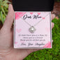 Dear Mom | Thank You | Love Knot Necklace - Gift for Mother's Day, Birthdays, Holidays, Just Because - ALL4THEGIFTOFIT