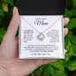 To My Caring Mom | You are Loved | Love Knot Necklace - Gift for Mother's Day, Birthdays, Holidays - ALL4THEGIFTOFIT
