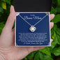 To My Bonus Mom | Life Gave Me the Gift of You | Love Knot Necklace - Gift for Mother's Day, Birthdays, Just Because, Holidays - ALL4THEGIFTOFIT