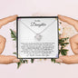 To My Daughter | Life Gave Me the Gift of You | Love Knot Necklace - ALL4THEGIFTOFIT