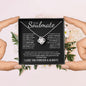 To My Soulmate | The Love of My Life, My Everything | Love Knot Necklace - Gift for Wife, Fiance, Girlfriend - ALL4THEGIFTOFIT