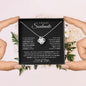 To My Beautiful Soulmate | Forever & Always | Love Knot Necklace - Gift for Wife, Fiance, Girlfriend - ALL4THEGIFTOFIT