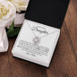 To My Lovely Daughter | You Are My Angel - Mom | Love Knot Necklace - ALL4THEGIFTOFIT