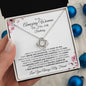 To An Amazing Woman On Her 40th Birthday | Love Knot Necklace - ALL4THEGIFTOFIT