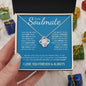 To My Soulmate (Blue Card) | I Love You Forever & Always | Love Knot Necklace - Gift for Wife, Fiance, Girlfriend - ALL4THEGIFTOFIT
