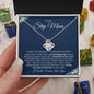 To My Step Mom | Thank You for Loving Me | Love Knot Necklace - Gift for Mother's Day, Birthdays, Holidays - ALL4THEGIFTOFIT