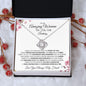 To An Amazing Woman On Her 50th Birthday | Love Knot Necklace - ALL4THEGIFTOFIT