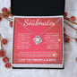 To My Soulmate | Through My Eyes | Love Knot Necklace - Gift for Wife, Fiance, Girlfriend - ALL4THEGIFTOFIT