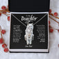 To My Daughter | I Will Always Have Your Back | Love Knot Necklace - ALL4THEGIFTOFIT