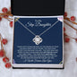 To My Step Daughter | Life Gave Me the Gift of You | Love Knot Necklace - ALL4THEGIFTOFIT