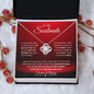 To My Soulmate | My Life, My Love, My Best Friend | Love Knot Necklace - Gift for Wife, Fiance, Girlfriend - ALL4THEGIFTOFIT