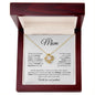 Dear Mom | Most Amazing Mother | Love Knot Necklace - Gift for Mother's Day, Birthday, Holidays, Just Because - ALL4THEGIFTOFIT