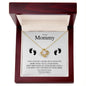 To My Mommy | Close To Your Heart | Love Knot Necklace - Gift for Wife, Soulmate, Fiancée , Girlfriend - ALL4THEGIFTOFIT