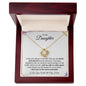 To My Daughter | I Love You with all My Heart | Love Knot Necklace - ALL4THEGIFTOFIT