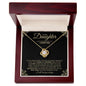 To My Daughter | I Believe In You | Love Knot Necklace - ALL4THEGIFTOFIT