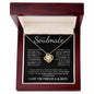 To My Soulmate | The Love of My Life, My Everything | Love Knot Necklace - Gift for Wife, Fiance, Girlfriend - ALL4THEGIFTOFIT