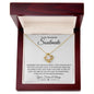 To My Wonderful Soulmate | You Are My Everything | Love Knot Necklace - Gift for Wife, Fiance, Girlfriend - ALL4THEGIFTOFIT