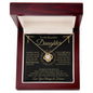 To My Beautiful Daughter | You Are Always In My Heart | Love Knot Necklace - ALL4THEGIFTOFIT