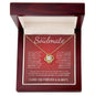To My Soulmate | My Life, My Love, My Best Friend | Love Knot Necklace - Gift for Wife, Fiance, Girlfriend - ALL4THEGIFTOFIT