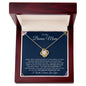To My Bonus Mom | Life Gave Me the Gift of You | Love Knot Necklace - Gift for Mother's Day, Birthdays, Just Because, Holidays - ALL4THEGIFTOFIT