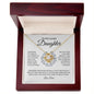 To My Lovely Daughter | My Last Breath - Dad | Love Knot Necklace - ALL4THEGIFTOFIT