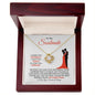 To My Soulmate | You're My Everything | Love Knot Necklace - Gift for Wife, Fiancée, Girlfriend - ALL4THEGIFTOFIT