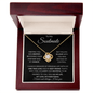 To My SOULMATE | Meeting You Was Destiny | Love Knot Necklace - Gift for Wife, Fiance, Girlfriend - ALL4THEGIFTOFIT